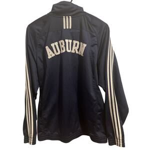 ADIDAS Jacket Size XL NCAA Sports UA Basketball AUBURN Tigers Zip Up Blue EUC!